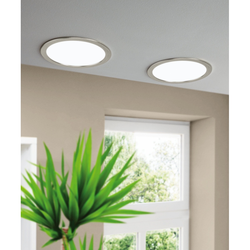 Eglo - Ściemnialna wpuszczana oprawa sufitowa do łazienki LED/16,5W/230V IP44 ZigBee śr. 21,6 cm