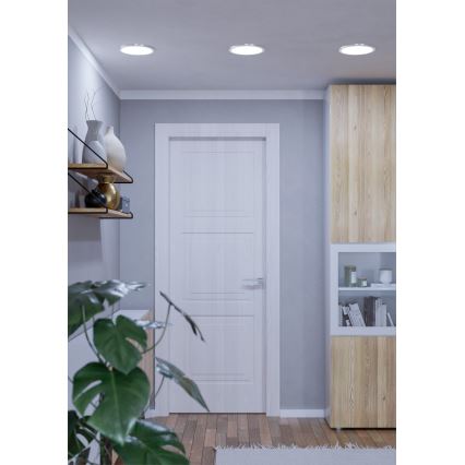 Eglo - Ściemnialna wpuszczana oprawa sufitowa do łazienki LED/16,5W/230V IP44 ZigBee śr. 21,6 cm