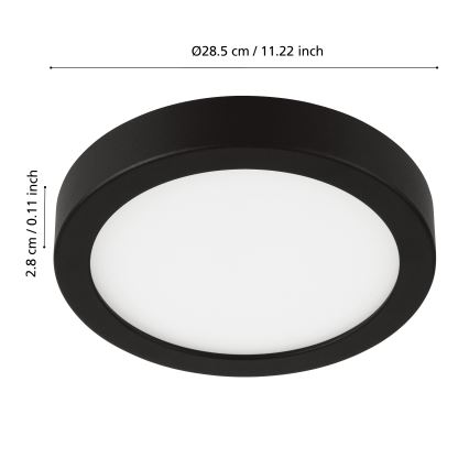 Eglo - LED Ściemniana lampa łazienkowa LED/19,5W/230V IP44 ZigBee