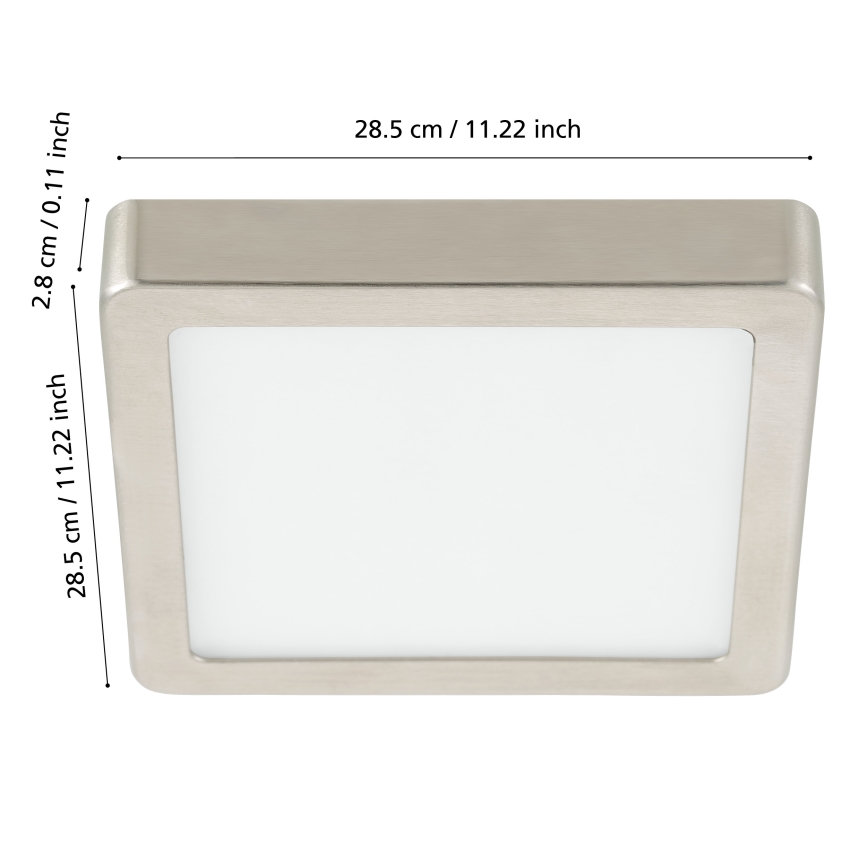 Eglo - LED regulowane oświetlenie sufitowe do łazienki LED/19,5W/230V 2700-6500K IP44 ZigBee