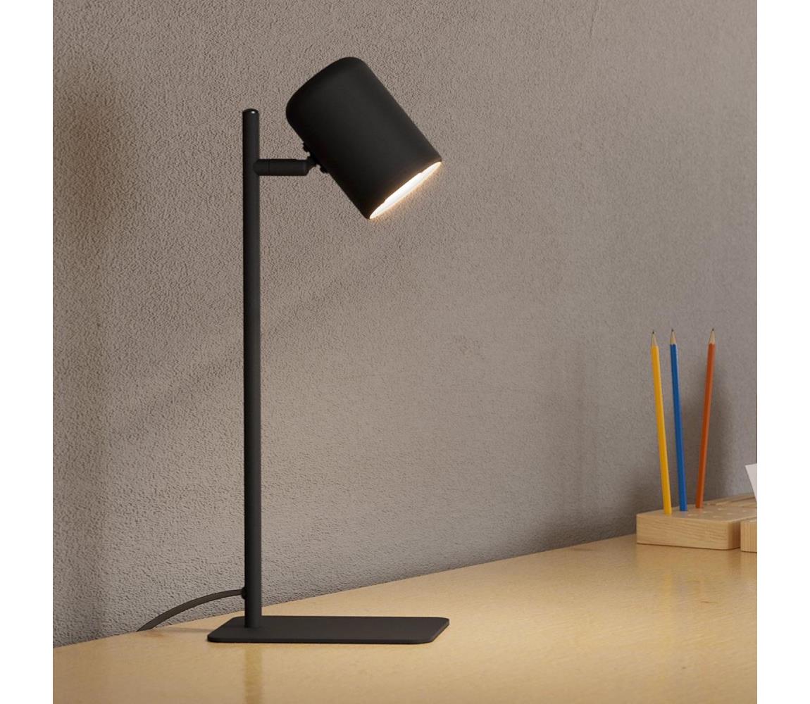 Eglo 98855 - LED Lampa stołowa CEPPINO 1xGU10/4,5W/230V czarny