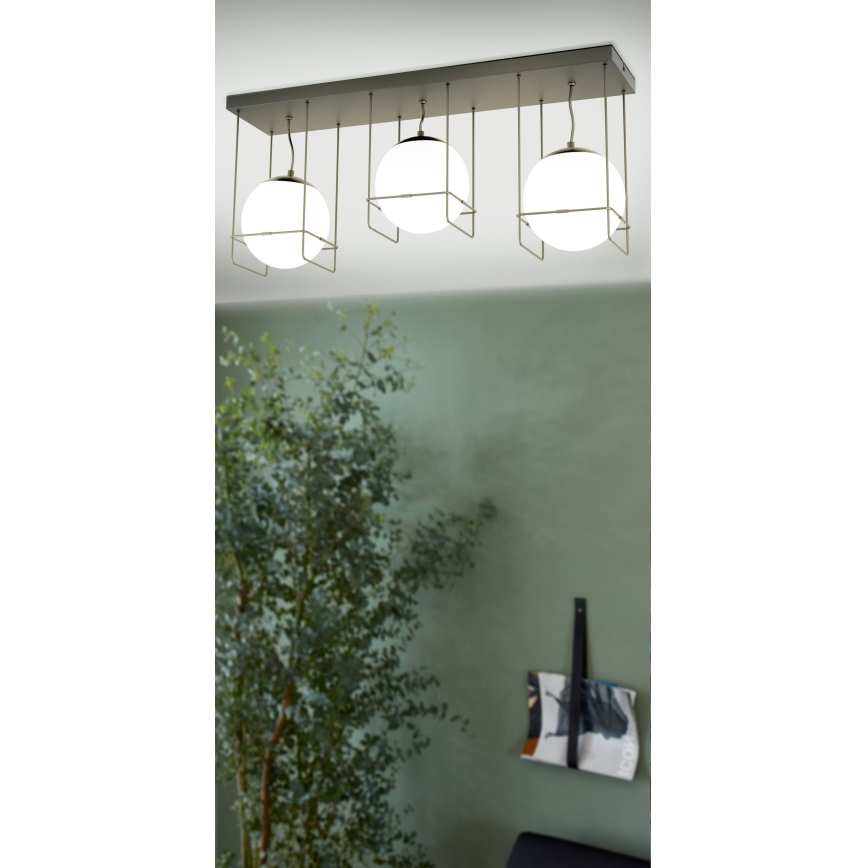 Eglo 99021 - Lampa sufitowa VERSUOLA 3xE27/40W/230V