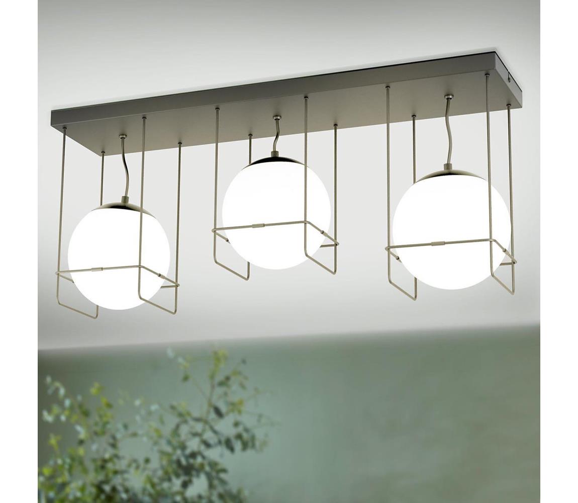 Eglo 99021 - Plafon VERSUOLA 3xE27/40W/230V
