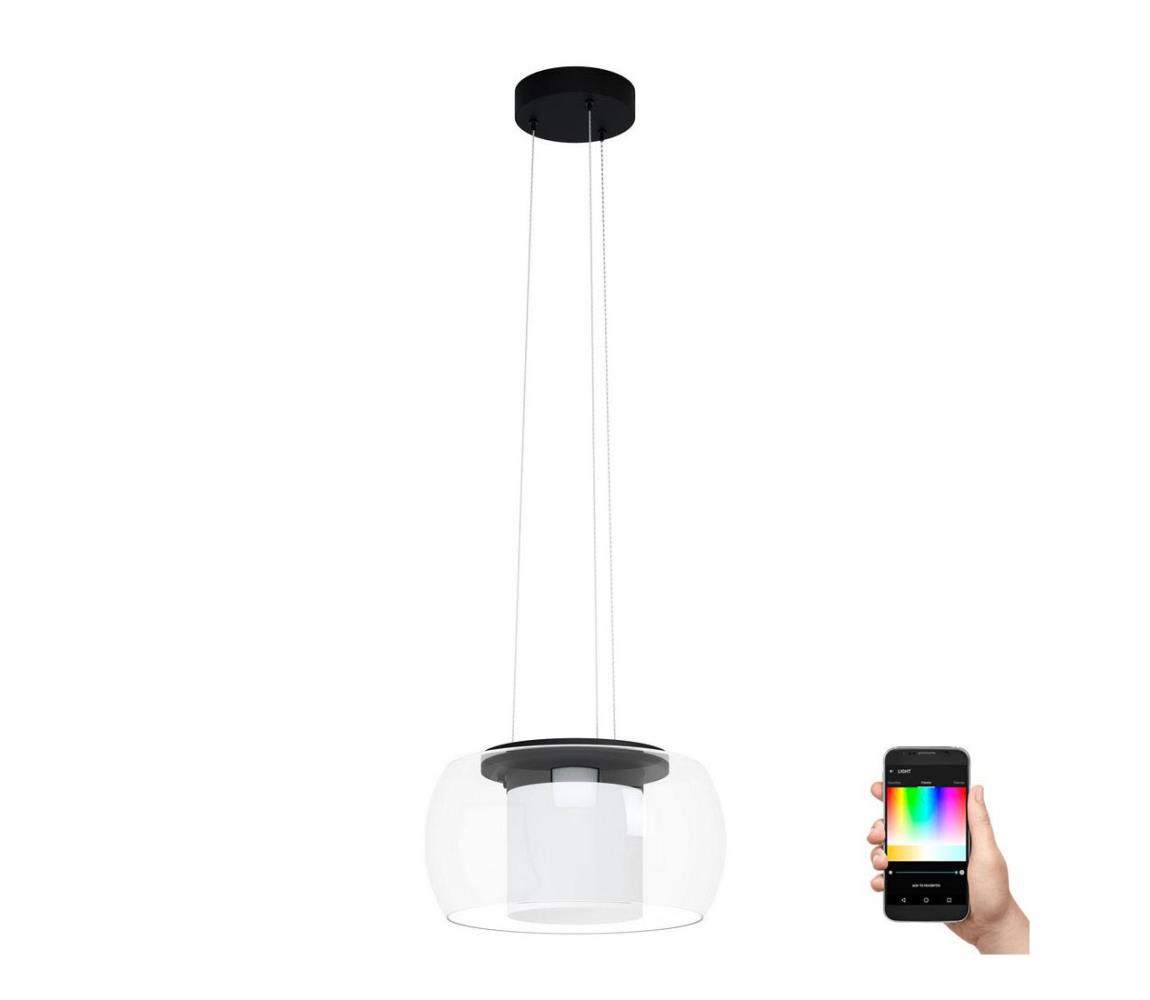 Eglo 99023 - Ściemniający żyrandol LED RGB na sznurku BRIAGLIA-C LED/24,8W/230V