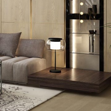 Eglo 99024 - Ściemnialna lampa stołowa LED RGB BRIAGLIA-C LED/15W/230V