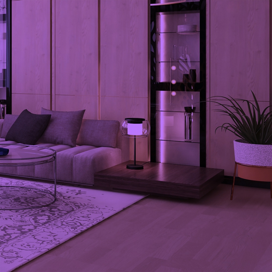 Eglo 99024 - Ściemnialna lampa stołowa LED RGB BRIAGLIA-C LED/15W/230V