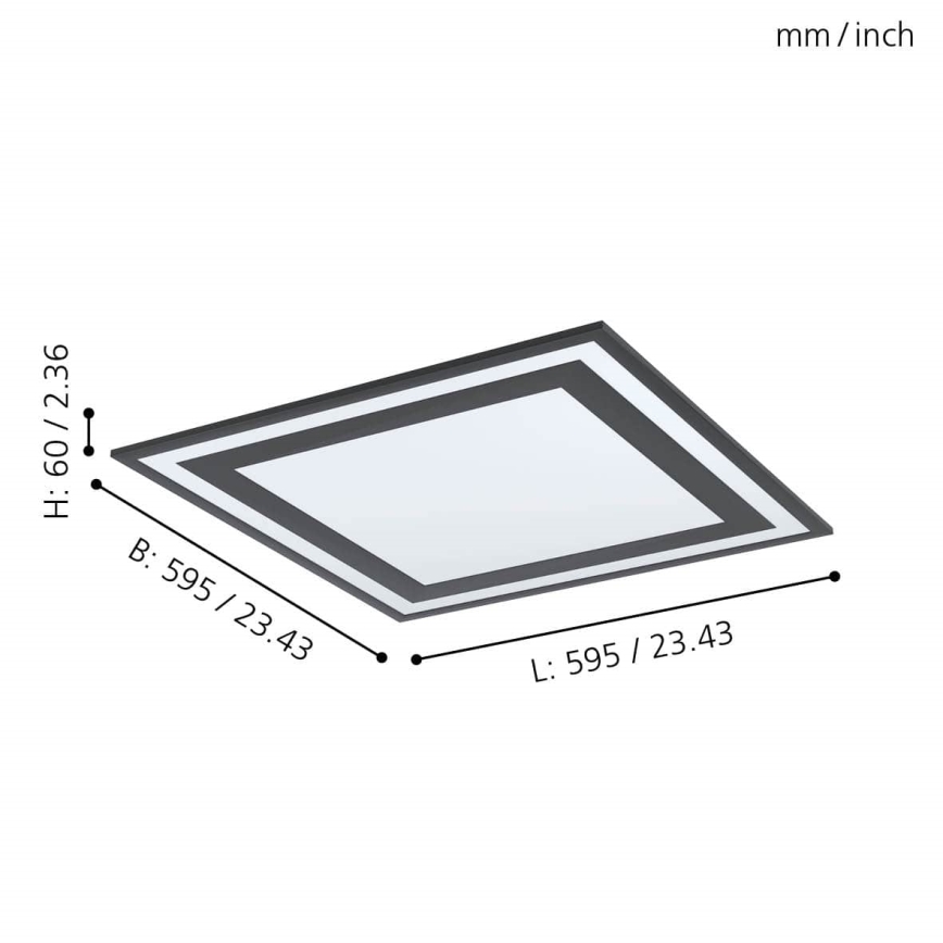 Eglo - LED Plafon LED/36W/230V