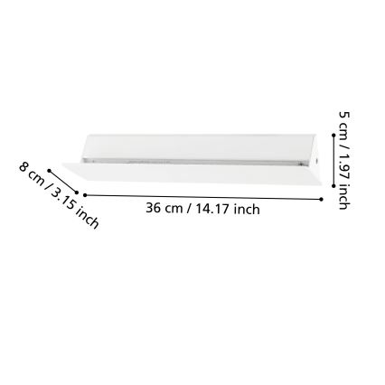 Eglo - LED Kinkiet LED/12W/230V