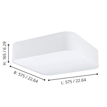 Eglo - Plafon 5xE27/25W/230V