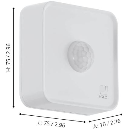 Eglo - Czujnik zewnętrzny Tuya IP44 ZigBee