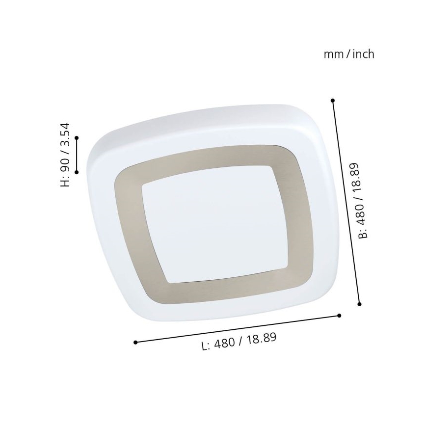 Eglo - LED Plafon LED/22W/230V