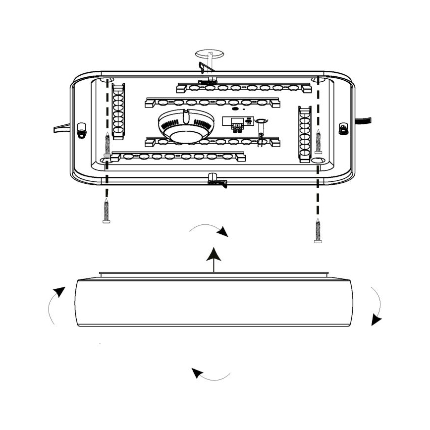 Eglo - LED Plafon LED/22W/230V