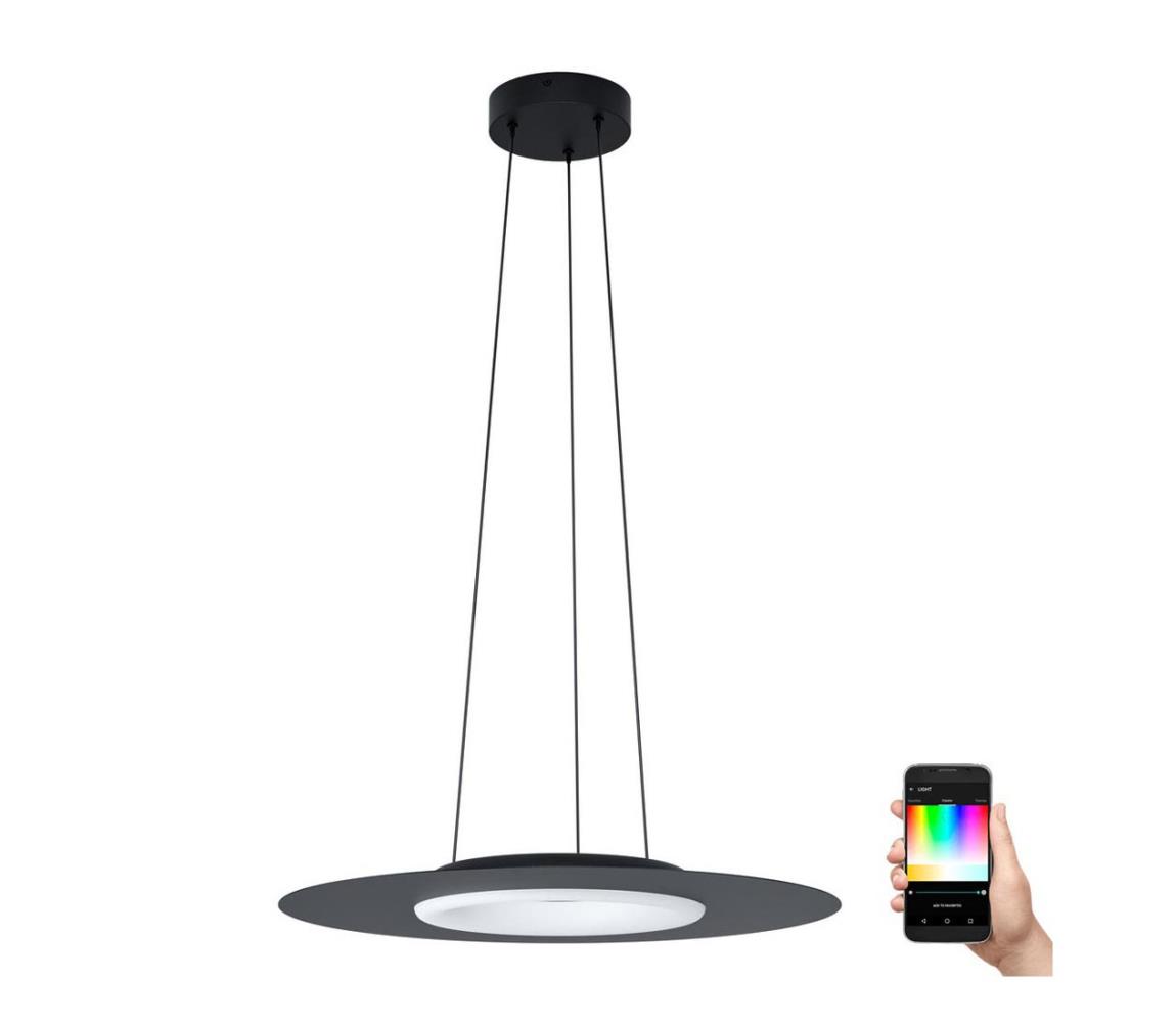 Eglo 99125 - LED RGB Żyrandol na lince COMPO ROSSO-C LED/16W/230V + Pilot