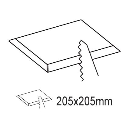 Eglo - LED Oprawa wpuszczana LED/16,5W/230V 21,6x21,6 cm