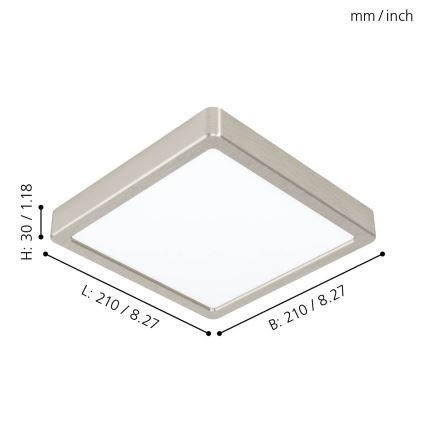 Eglo - LED Plafon LED/16,5W/230V