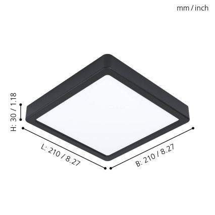 Eglo - LED Plafon LED/16,5W/230V