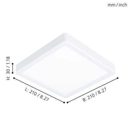 Eglo - LED Plafon LED/16,5W/230V