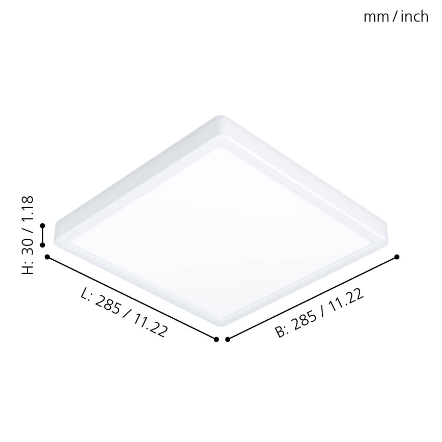 Eglo - LED Plafon łazienkowy LED/20W/230V IP44