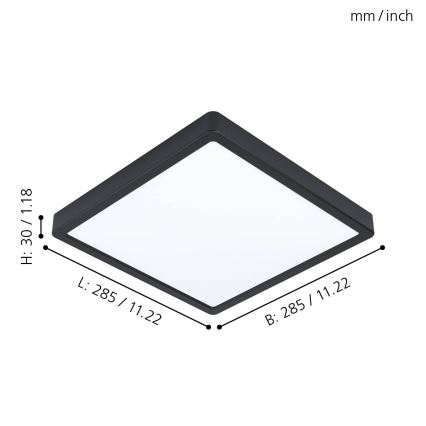 Eglo - LED Plafon łazienkowy LED/20W/230V IP44