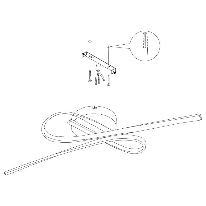 Eglo - LED Plafon LED/21W/230V