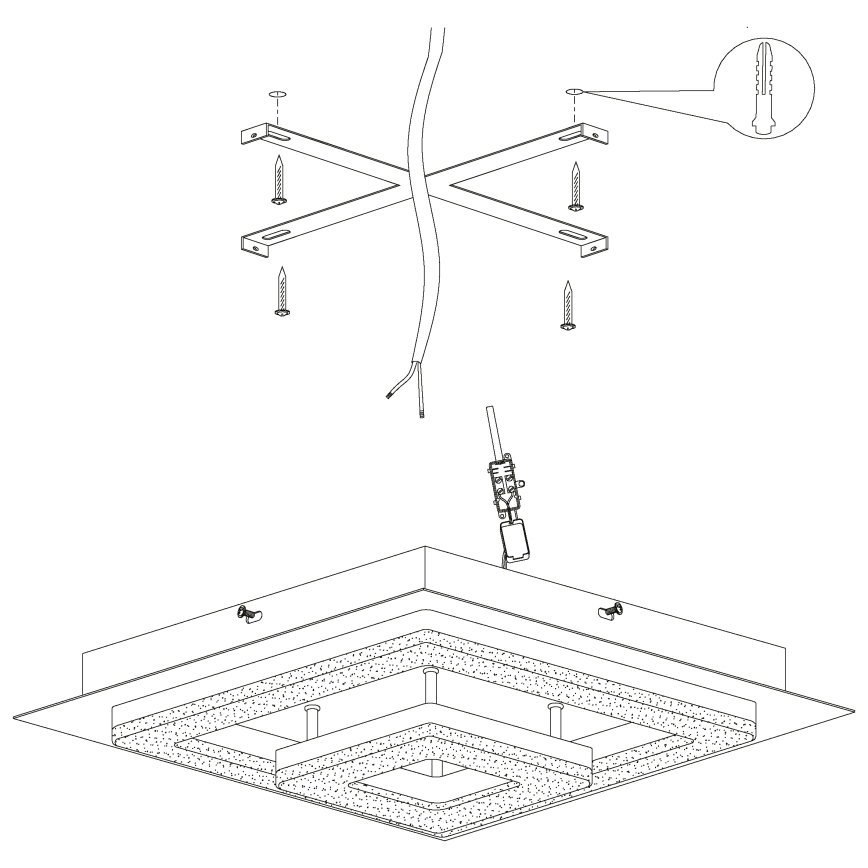 Eglo - LED Plafon LED/12W/230V