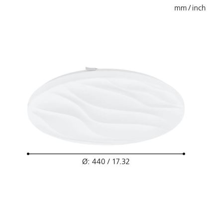 Eglo - LED Plafon LED/22W/230V