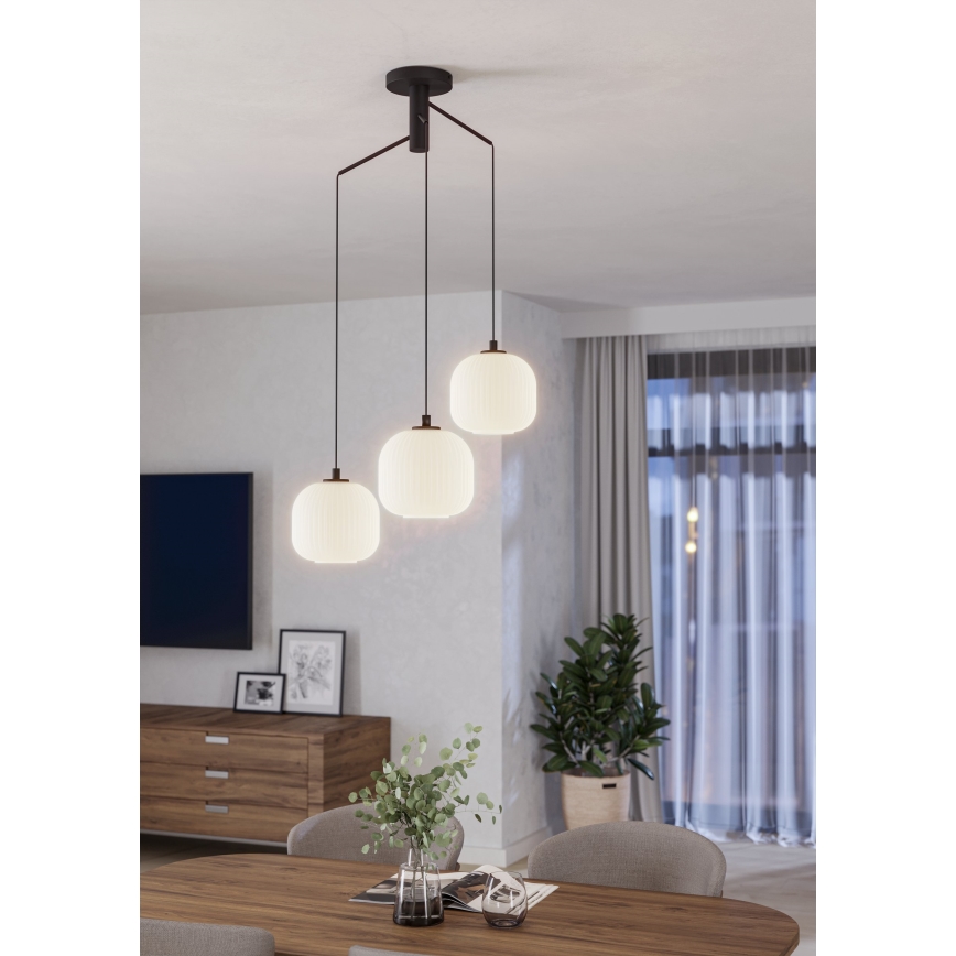 Eglo - Żyrandol na lince 3xE27/40W/230V
