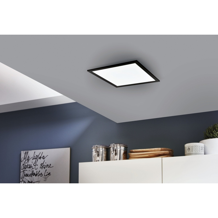 Eglo - LED RGB ściemnialna oprawa sufitowa SALOBRENA-C LED/16W/230V 30x30 cm + pilot zdalnego sterowania