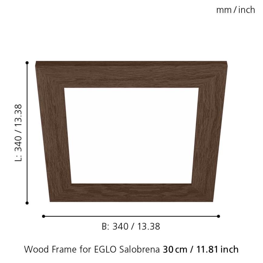 Eglo 99425 - Rama do plafonu SALOBRENA 300x300 mm