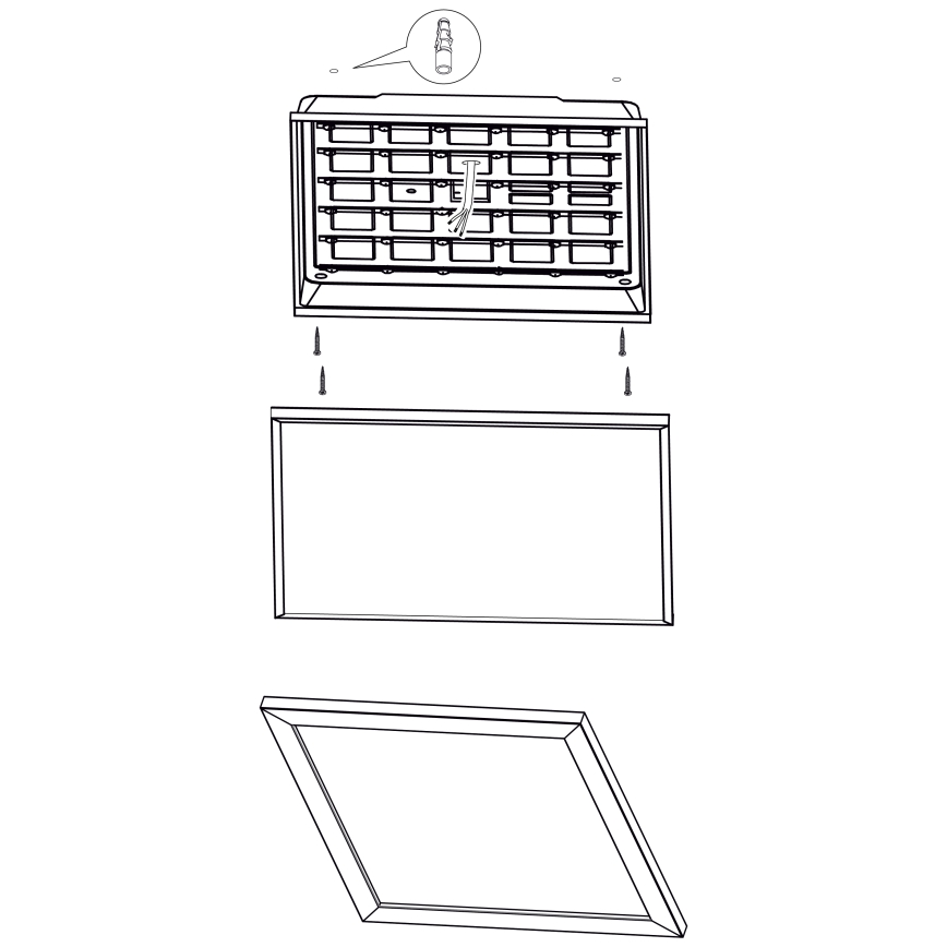 Eglo - LED Plafon LED/32W/230V 645x645 mm