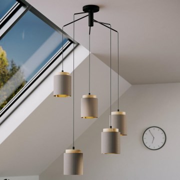 Eglo 99447 - Żyrandol na linkach ALBARIZA 5xE27/40W/230V pająk