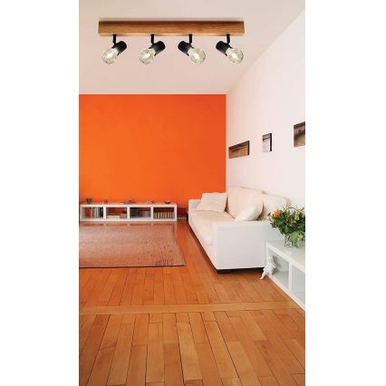 Eglo - Oświetlenie punktowe TOWNSHEND 4xE27/60W/230V