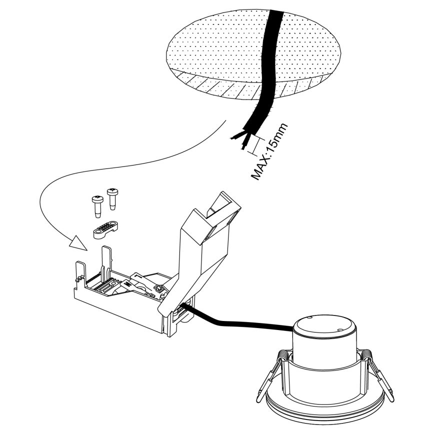 Eglo - LED Ściemniana lampa łazienkowa LED/6W/230V 4000K IP44