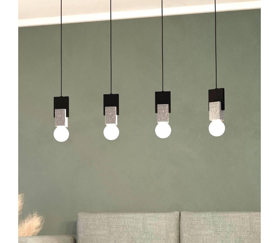 Eglo 99532 - Żyrandol na lince LOBATIA 4xE27/40W/230V
