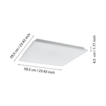 Eglo - LED Ściemniany plafon LED/31,8W/230V 2700-6500K ZigBee