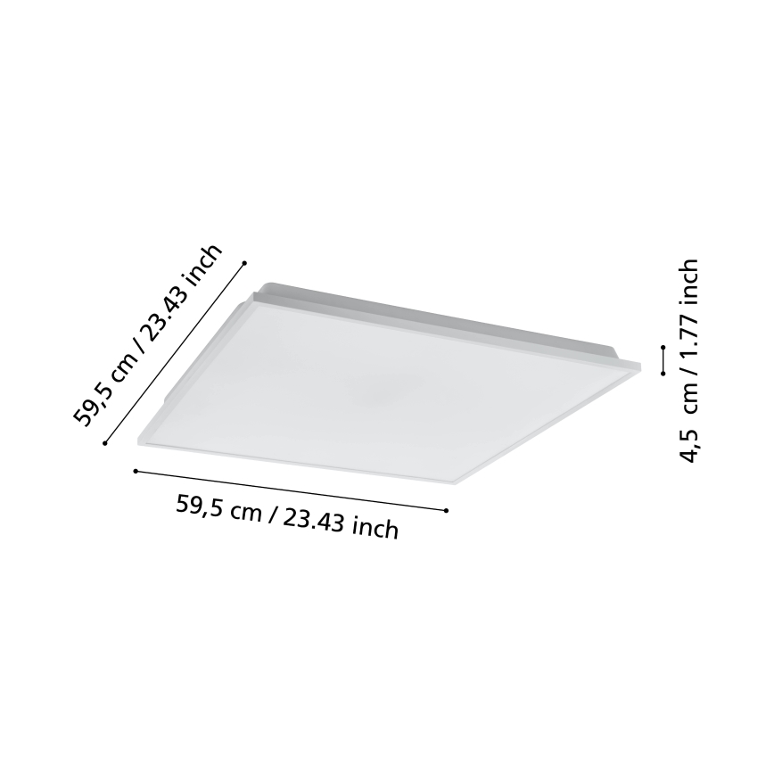 Eglo - LED Ściemniany plafon LED/31,8W/230V 2700-6500K ZigBee
