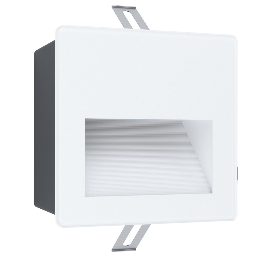 Eglo - LED Zewnętrzna oprawa wpuszczana LED/3,7W/230V IP65 biała