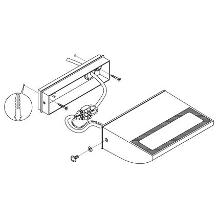 Eglo - LED Zewnętrzny kinkiet LED/10,5W/230V IP44