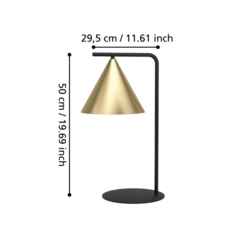 Eglo - Lampa stołowa 1xE27/40W/230V
