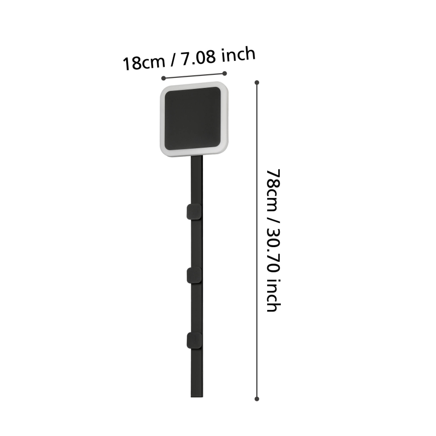 Eglo - LED Wieszak ścienny ze światłem LED/7,8W/230V