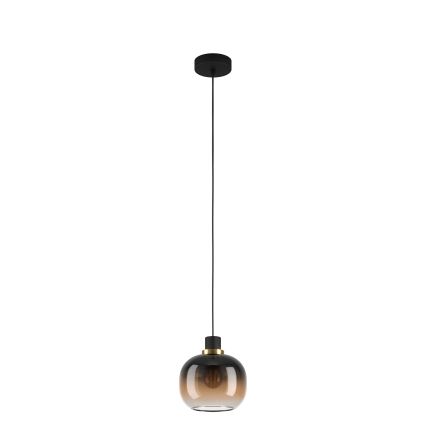Eglo - Lampa wisząca na linkę 1xE27/40W/230V brązowa