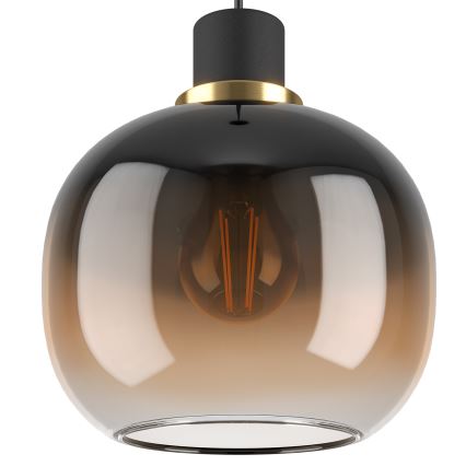 Eglo - Lampa wisząca na linkę 1xE27/40W/230V brązowa