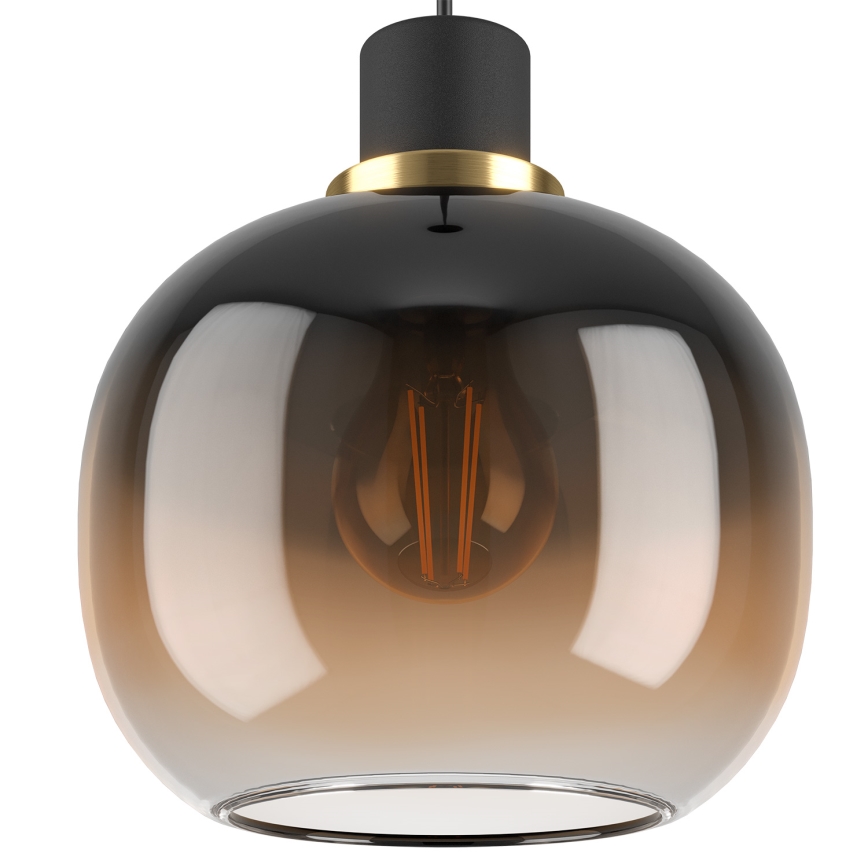 Eglo - Lampa wisząca na linkę 1xE27/40W/230V brązowa