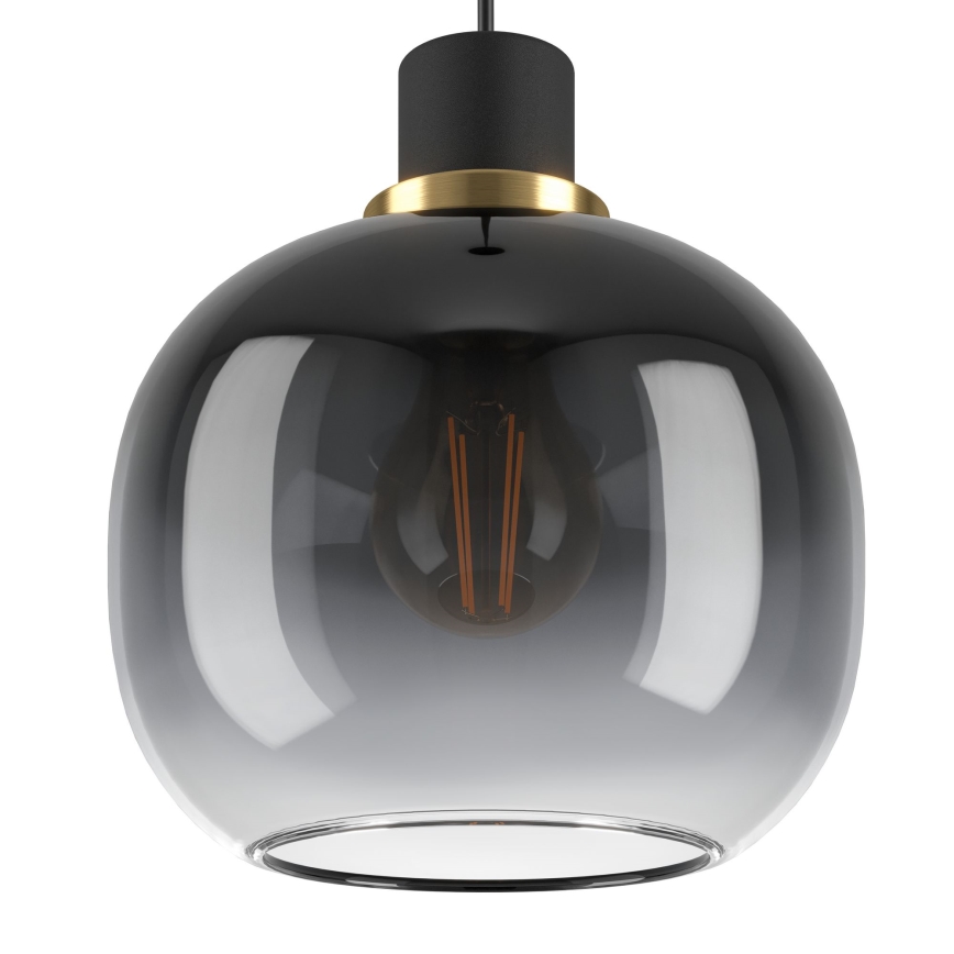 Eglo - Lampa wisząca na linkę 1xE27/40W/230V szara