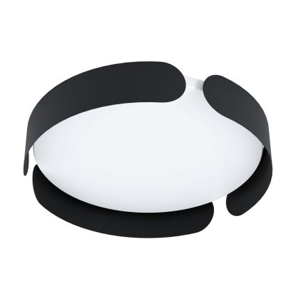 Eglo - Plafon LED/20W/230V Ø 37 cm, czarny