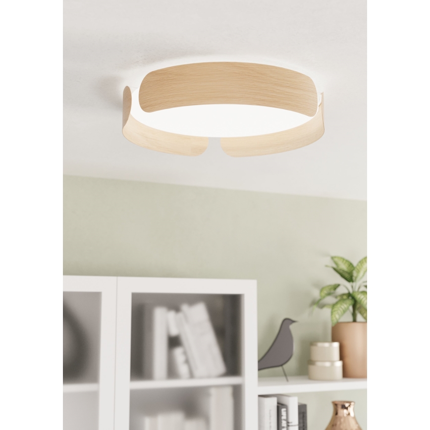 Eglo - Plafon LED/20W/230V Ø 37 cm beżowy