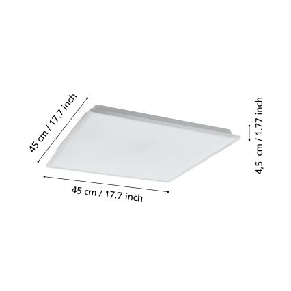 Eglo - LED Ściemniany plafon LED/22W/230V 2700-6500K ZigBee