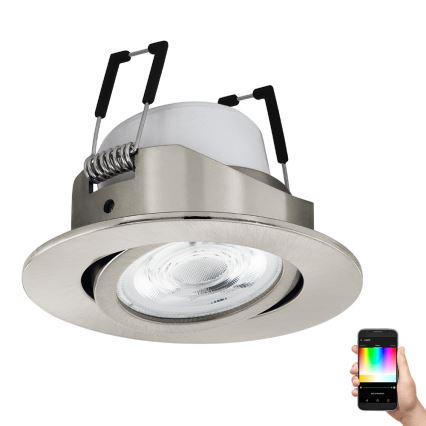 Eglo - LED RGBW Ściemnialna oprawa wpuszczana LED/5W/230V ZigBee