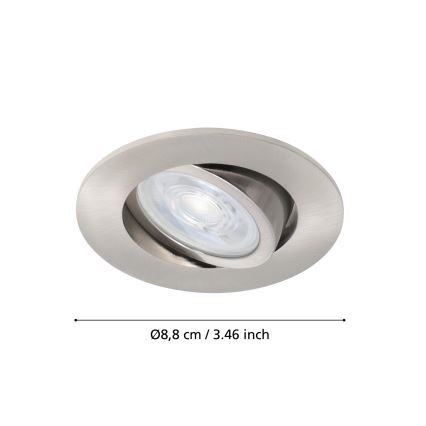 Eglo - LED RGBW Ściemnialna oprawa wpuszczana LED/5W/230V ZigBee