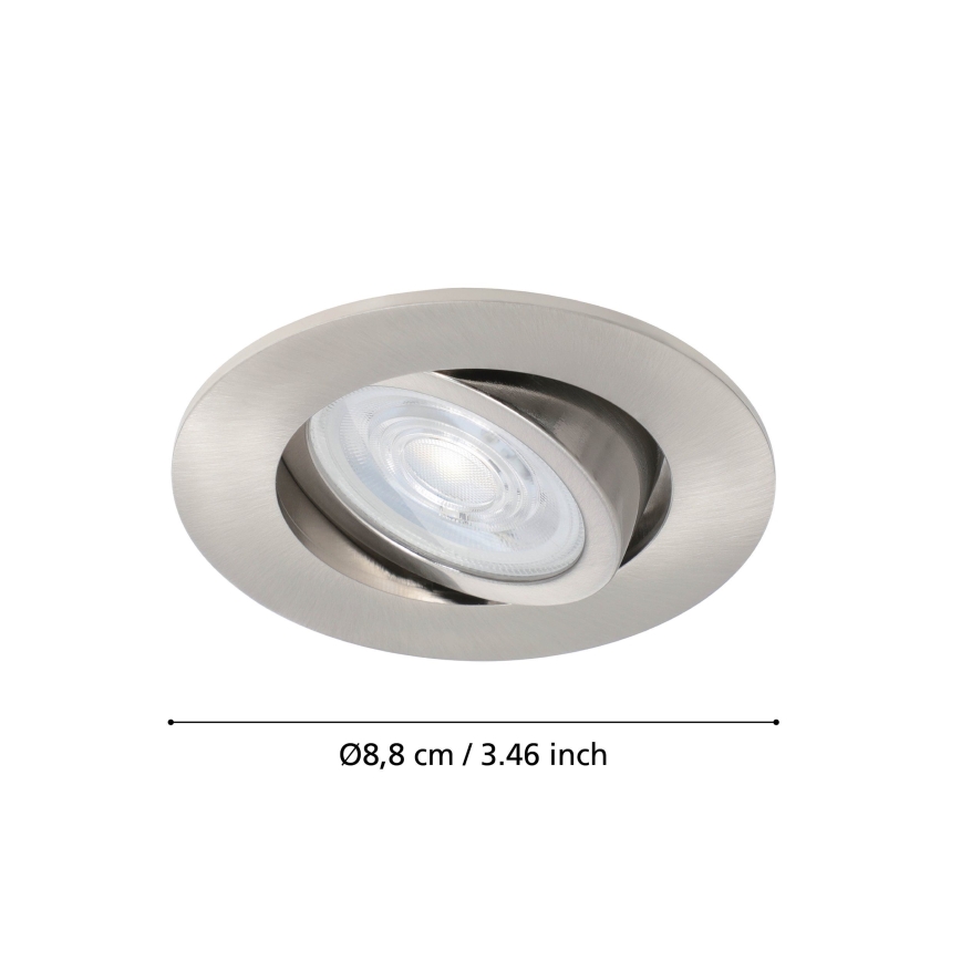 Eglo - LED RGBW Ściemnialna oprawa wpuszczana LED/5W/230V ZigBee